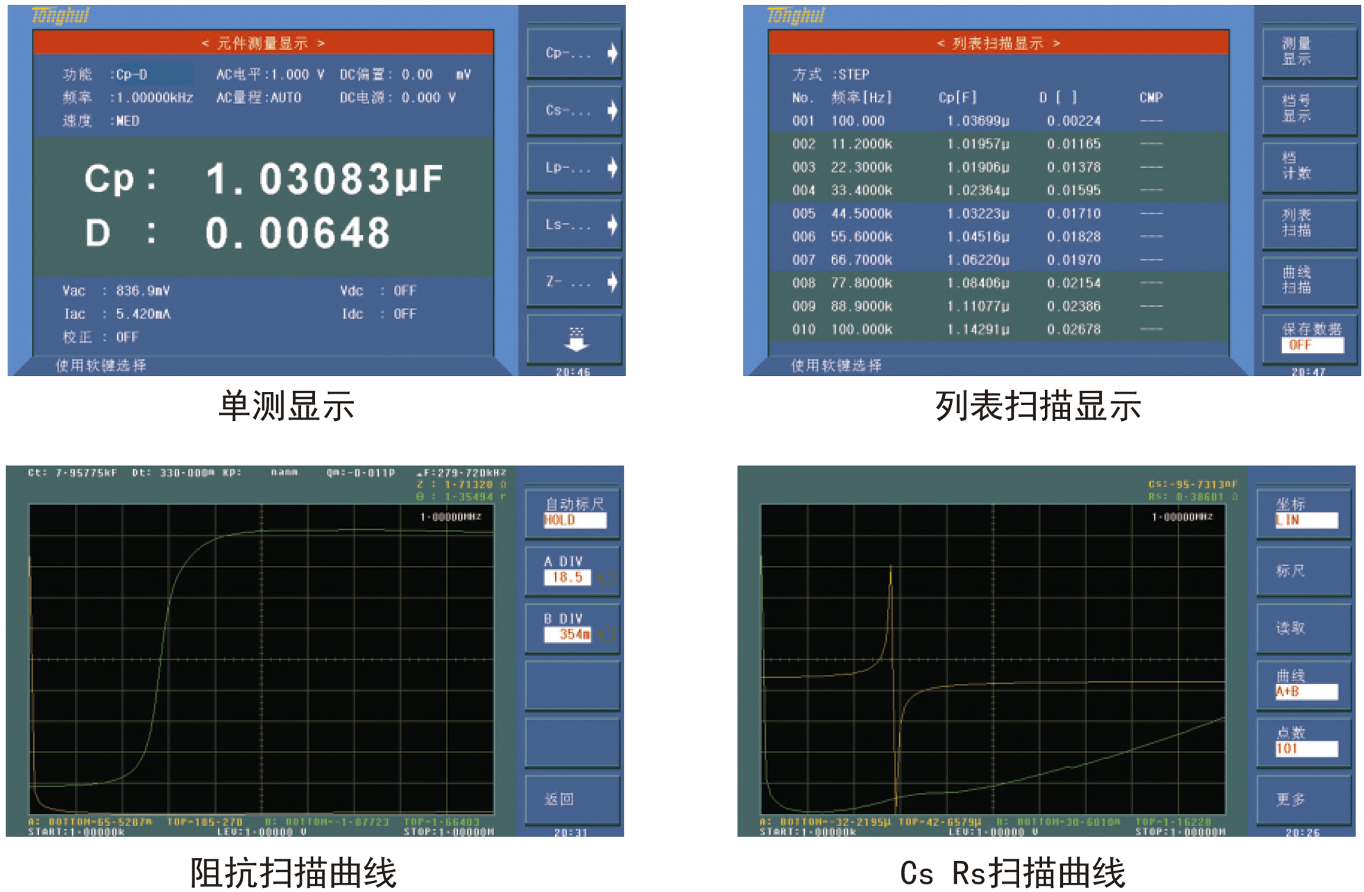 TH2839 精密阻抗分析仪/阻抗测试仪